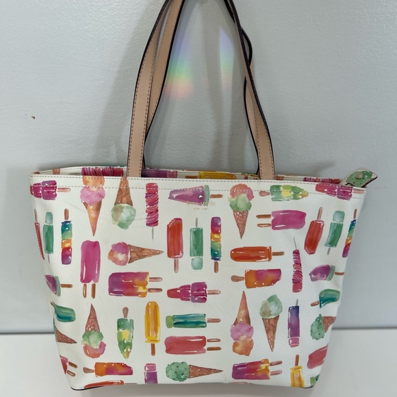 kate spade Handbags - Kate Spade Flavor of the Month Multicolor Ice Cream Tote
